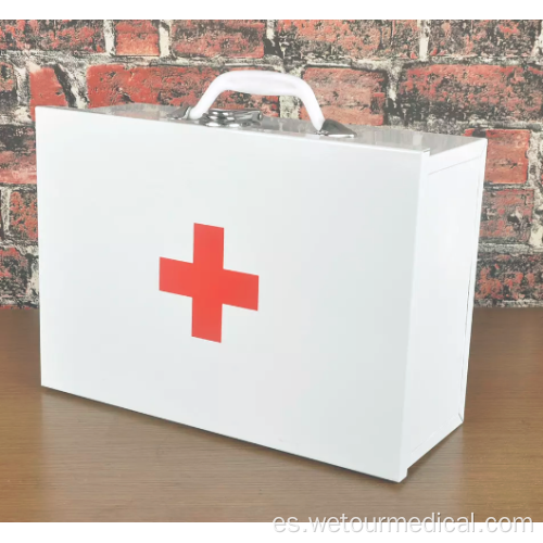 Caja de botiquines de primeros auxilios para desastres médicos vacíos